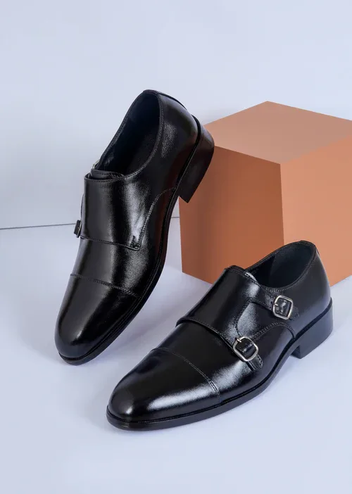 Double Monk Leather Formal Wear