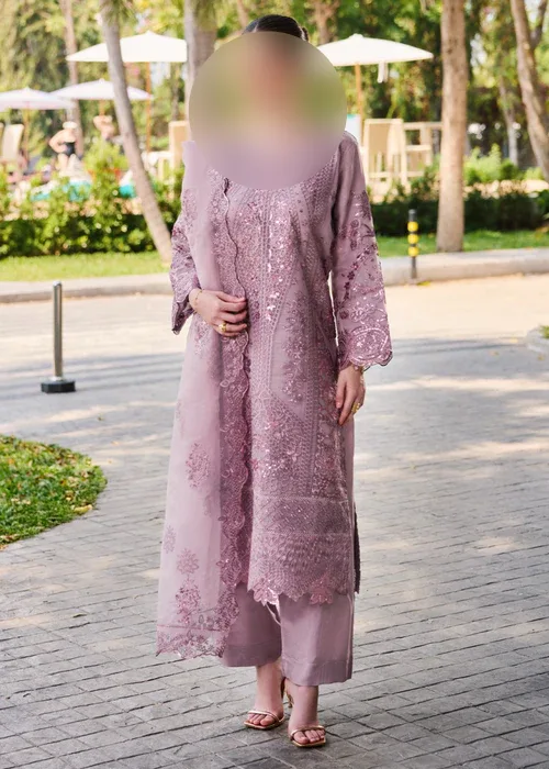 Mauve Majesty 3-Piece Suit