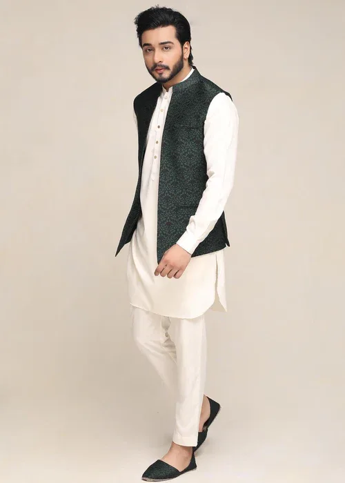 BOTLLE GREEN WAISTCOAT B